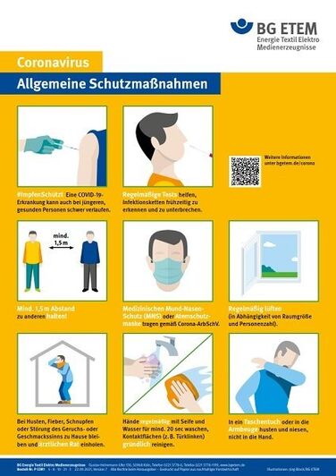 Coronavirus: Allgemeine Schutzmaßnahmen