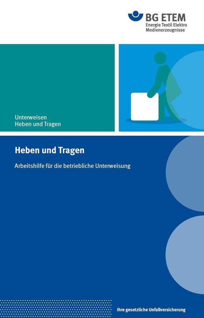 Unterweisungshilfe "Heben und Tragen" (deutsch und englisch)