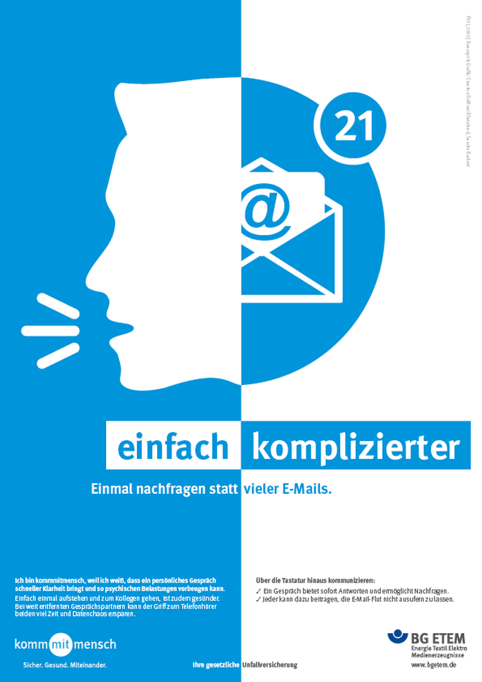 einfach komplizierter - Einmal nachfragen statt vieler E-Mails